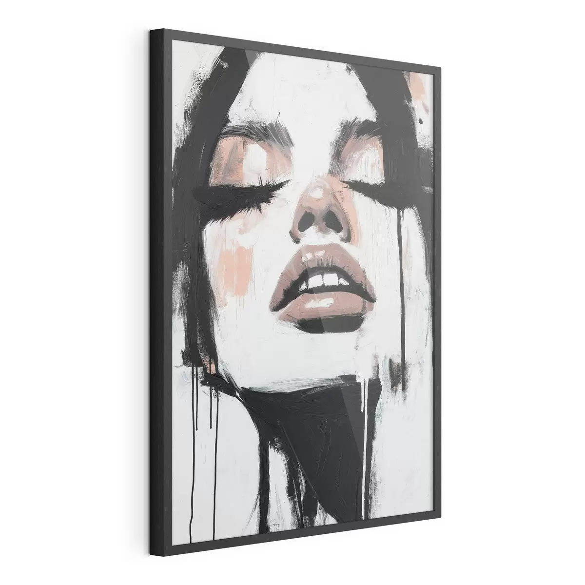 Poster Abstract portret f51000
