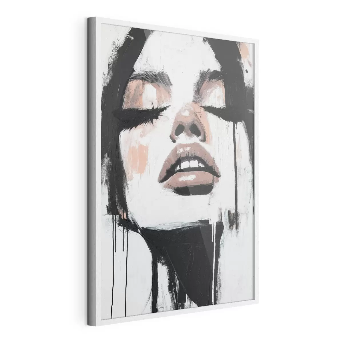 Poster Abstract portret f51000
