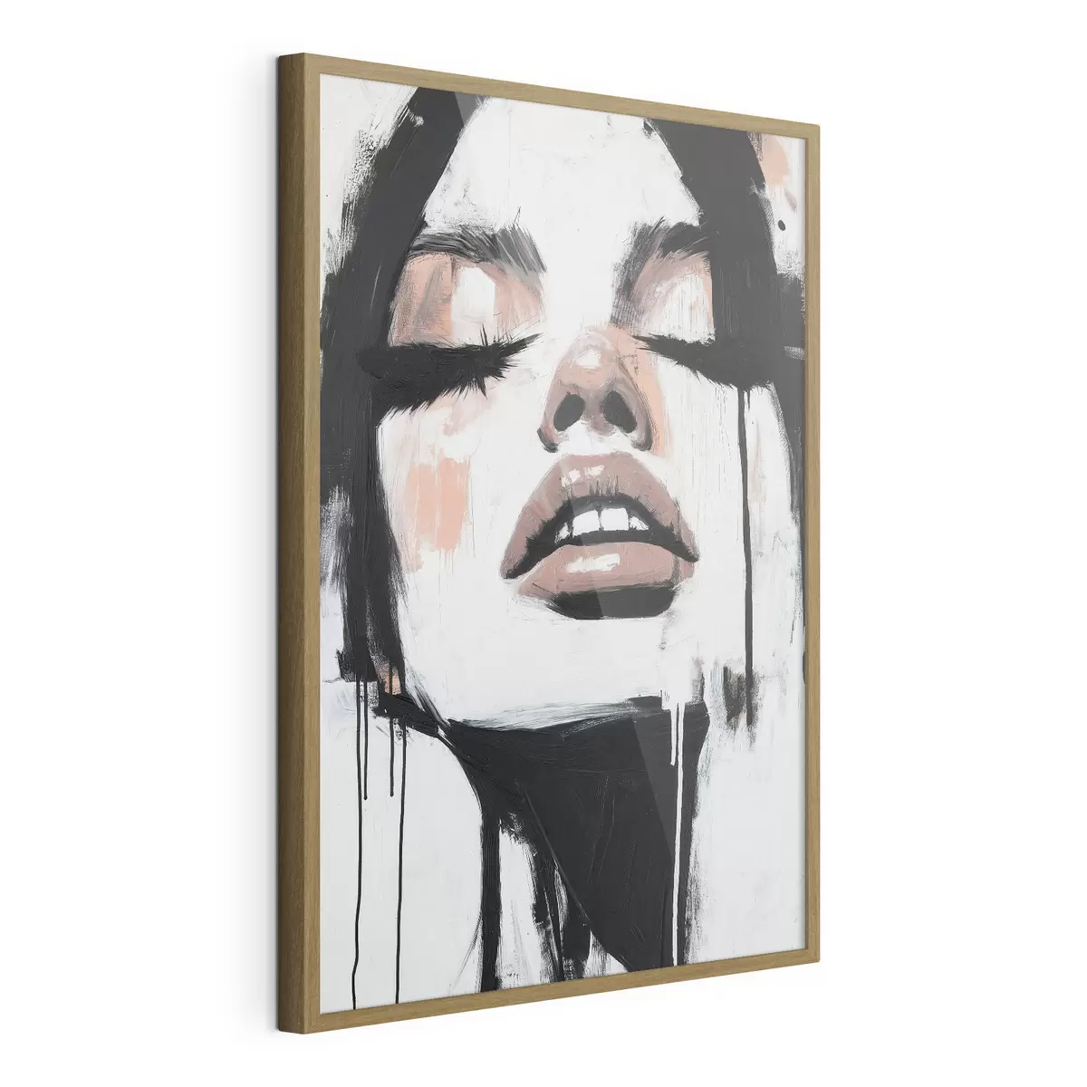 Poster Abstract portret f51000