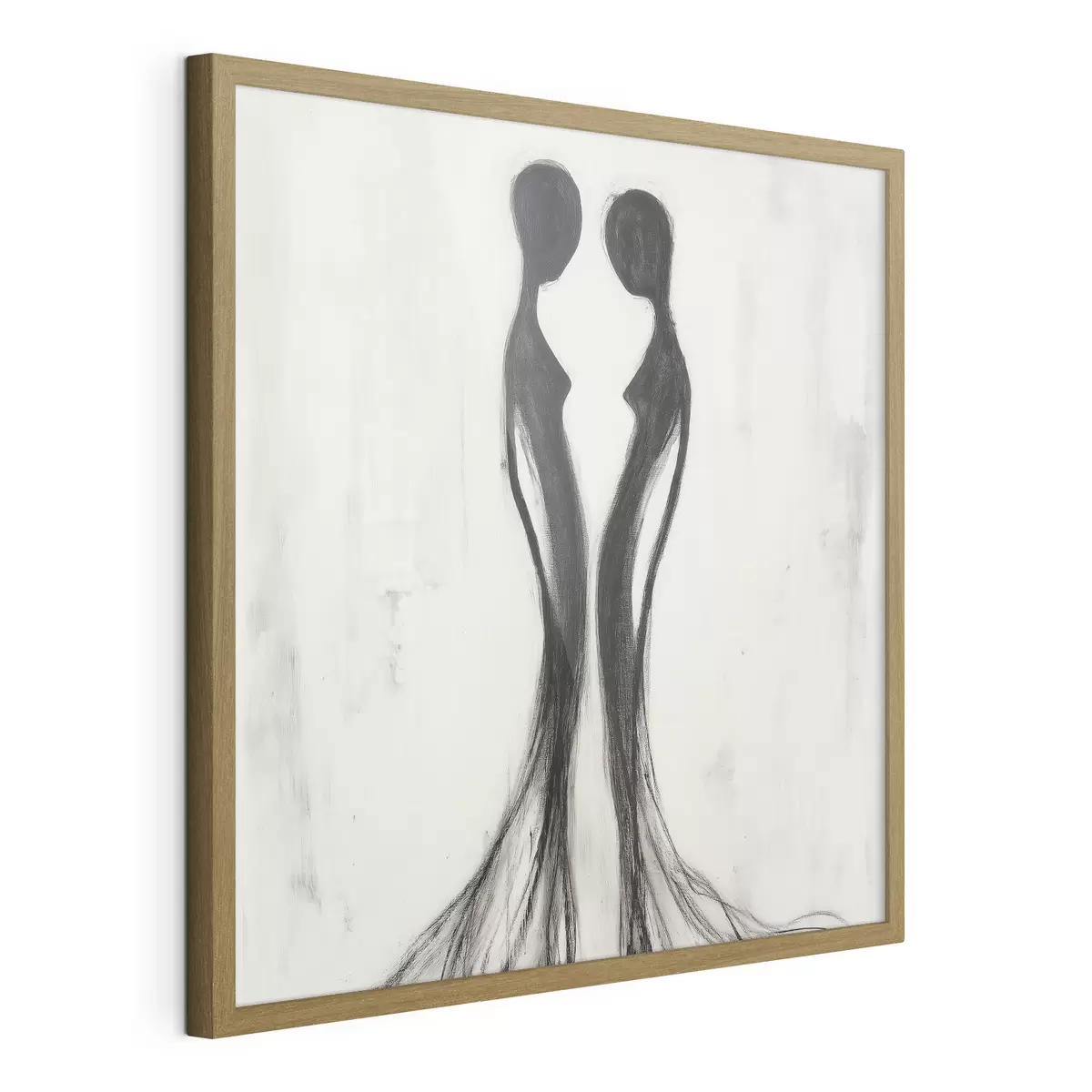 Poster Abstracte vrouwelijke silhouetten f51004