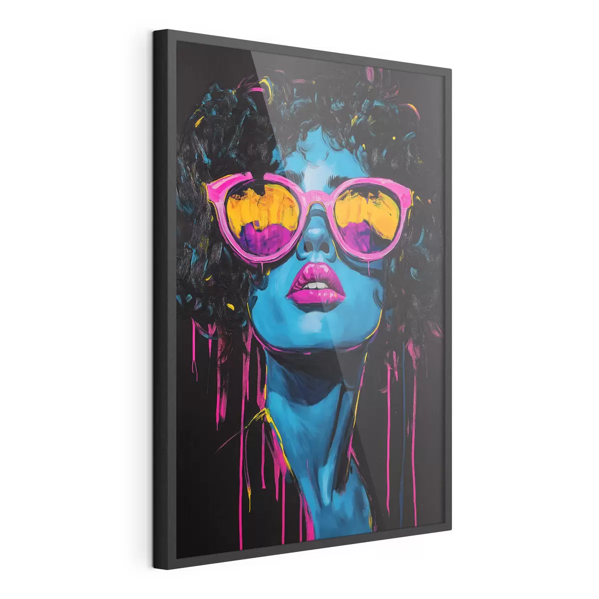 Poster Abstract portret f51009