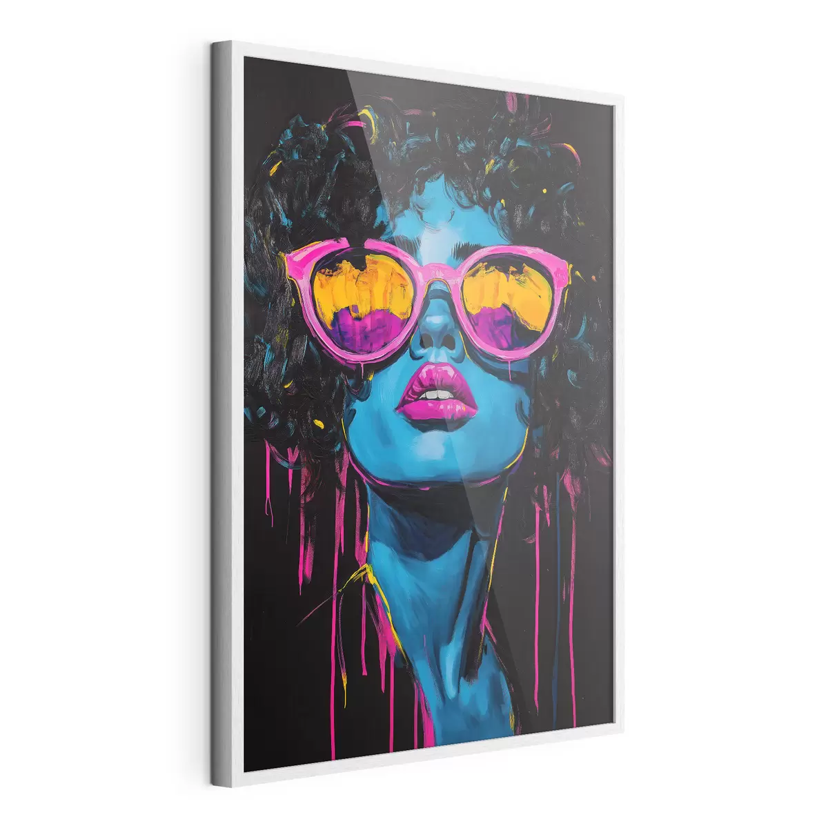 Poster Abstract portret f51009