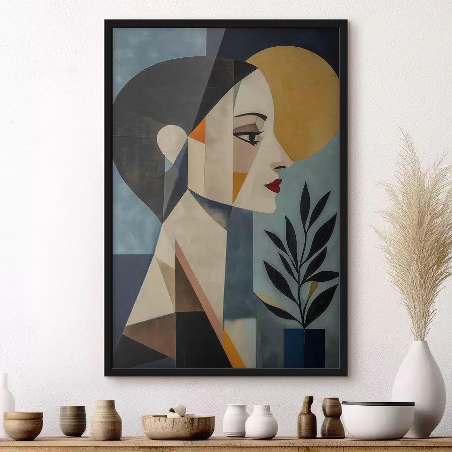 Fotobehang Geometrisch profiel f51010