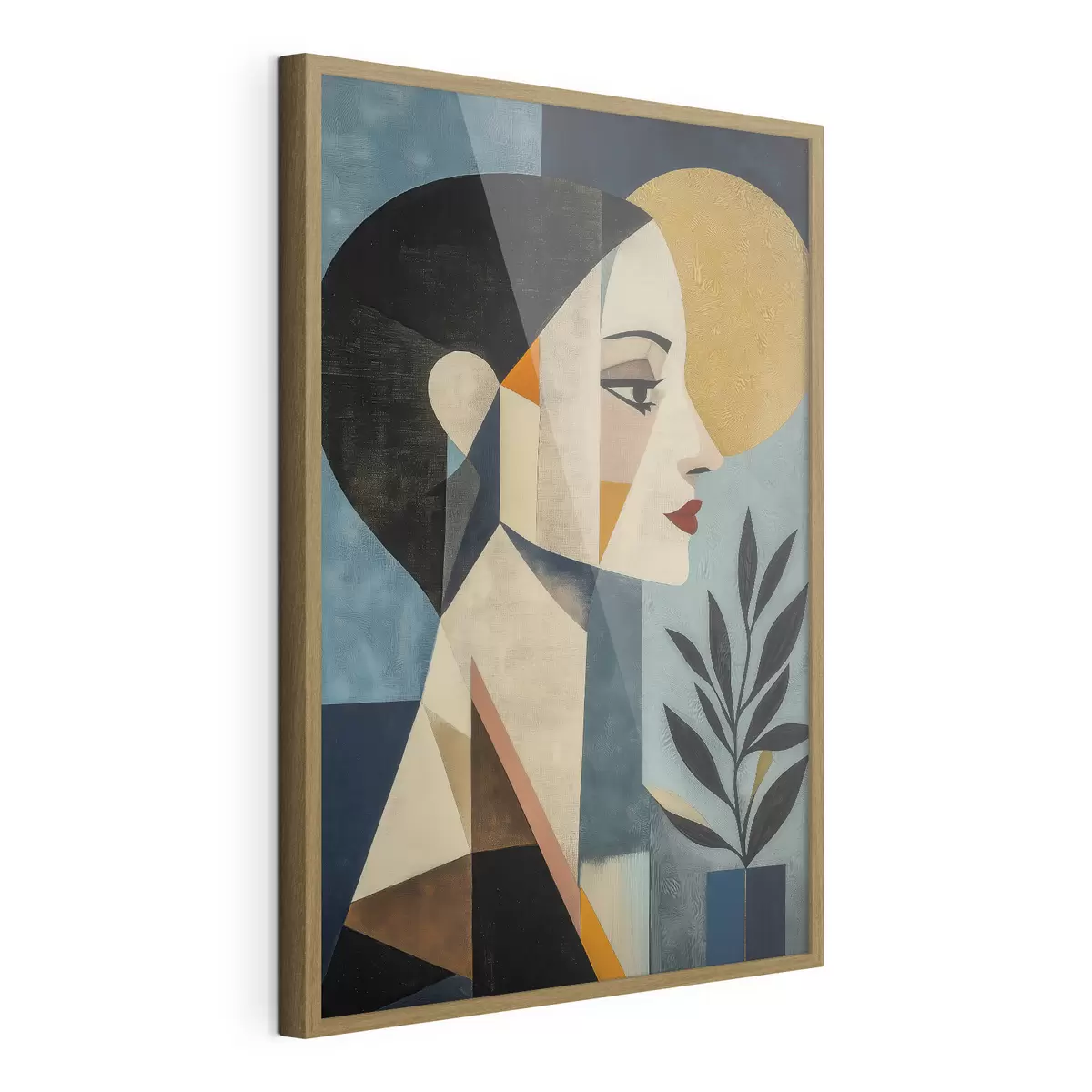 Poster Geometrisch profiel f51010