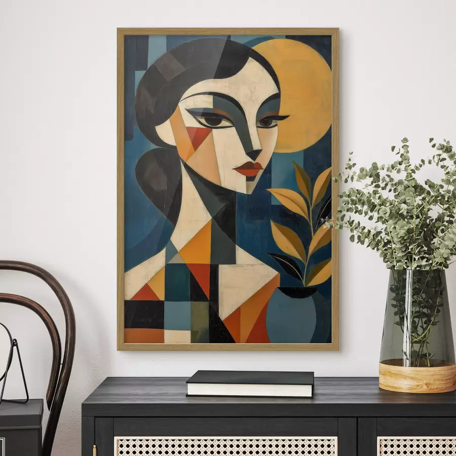 Fotobehang Geometrisch profiel f51011