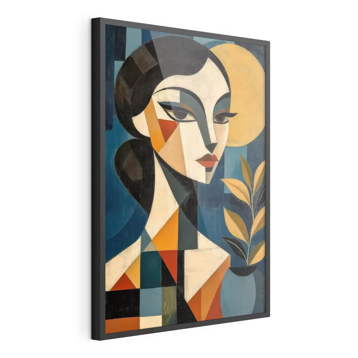 Poster Geometrisch profiel f51011