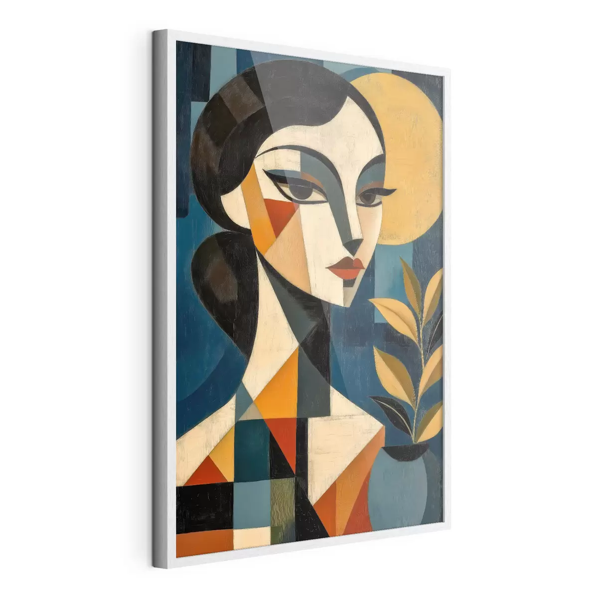 Poster Geometrisch profiel f51011