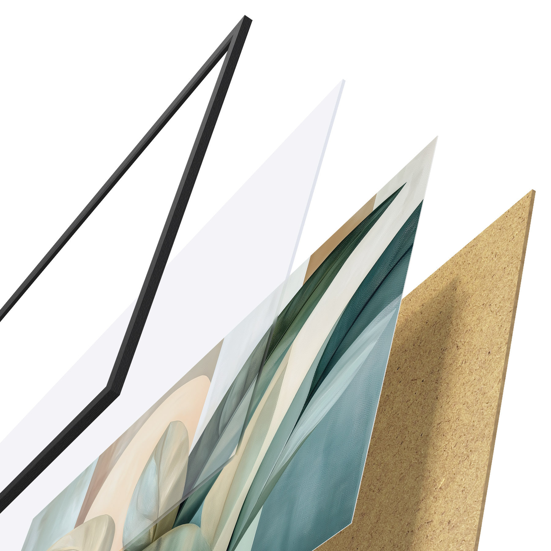 Poster Tropische abstractie f51012