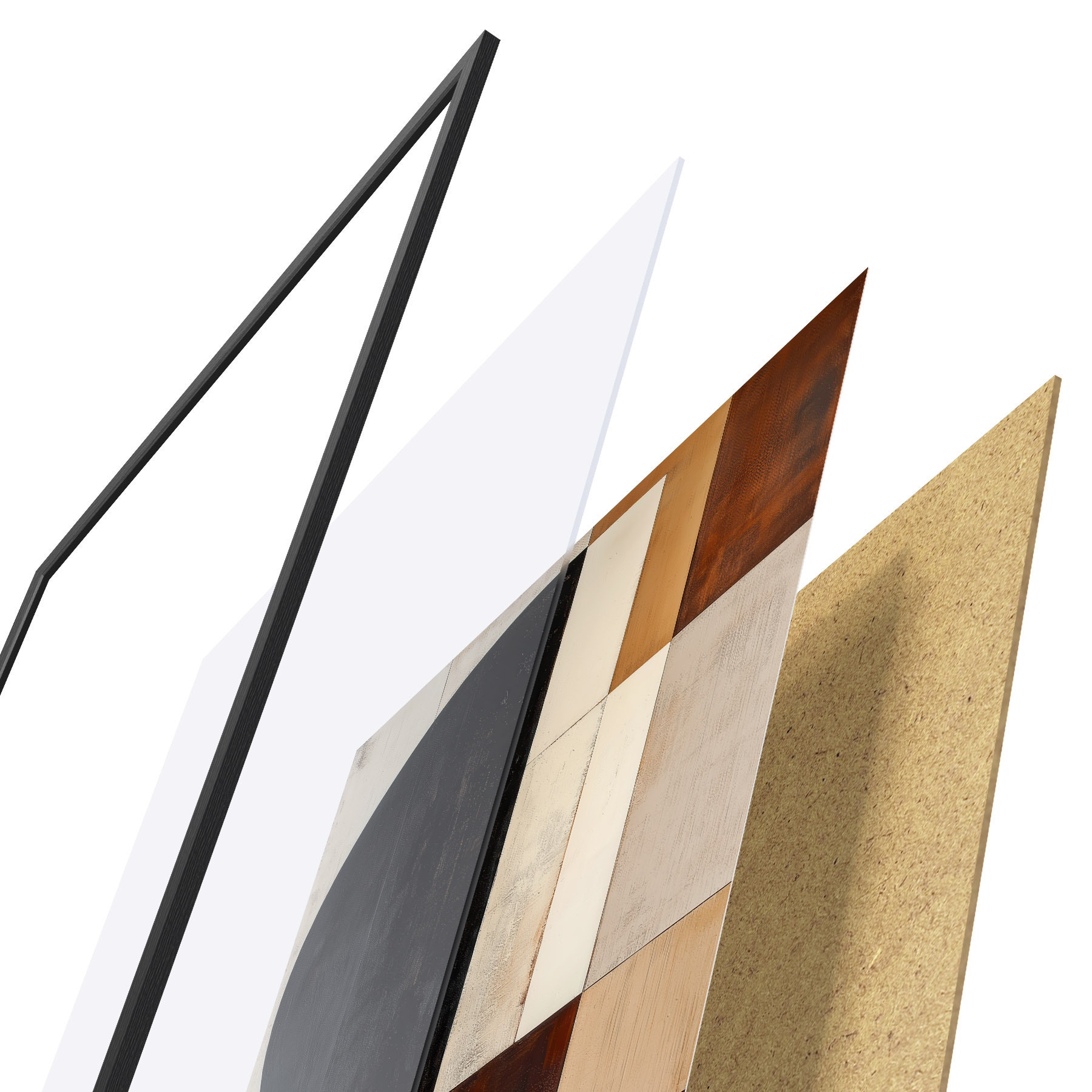 Poster Geometrische abstractie f51018