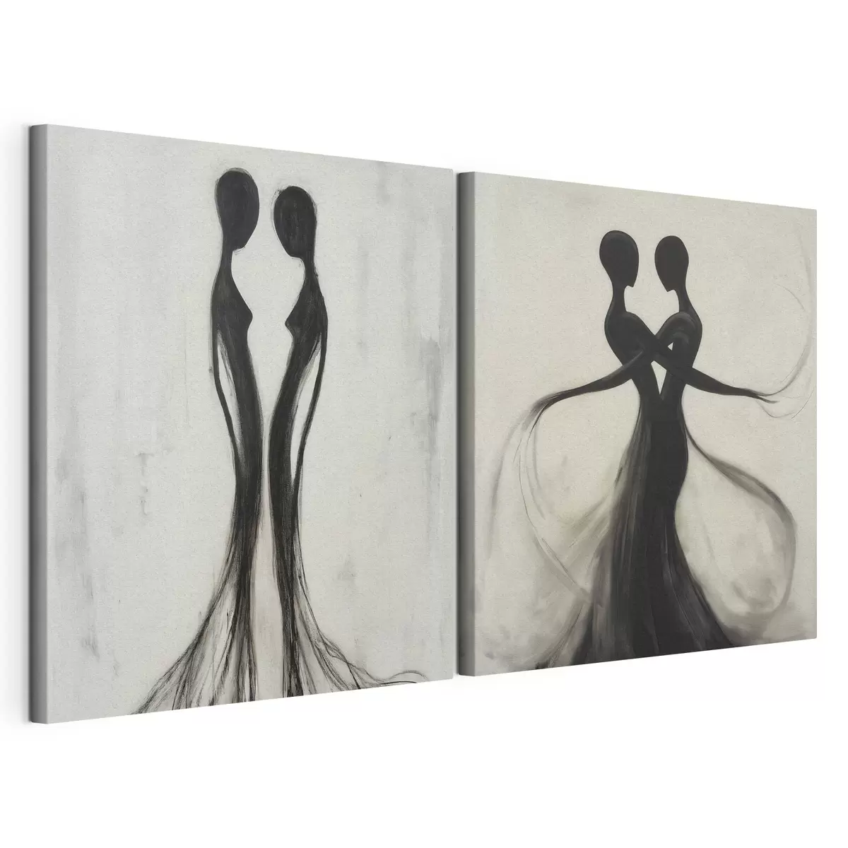  Schilderijen Abstracte silhouetten m31070