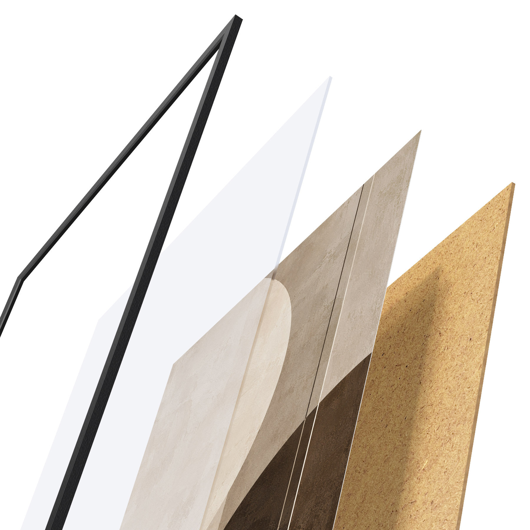 Poster De geometrie van de rust d31056