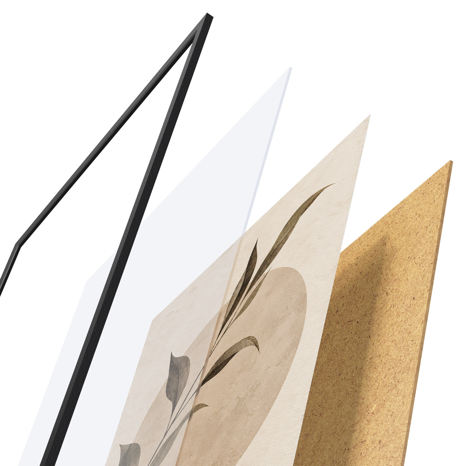 Poster Botanische harmonie f50722