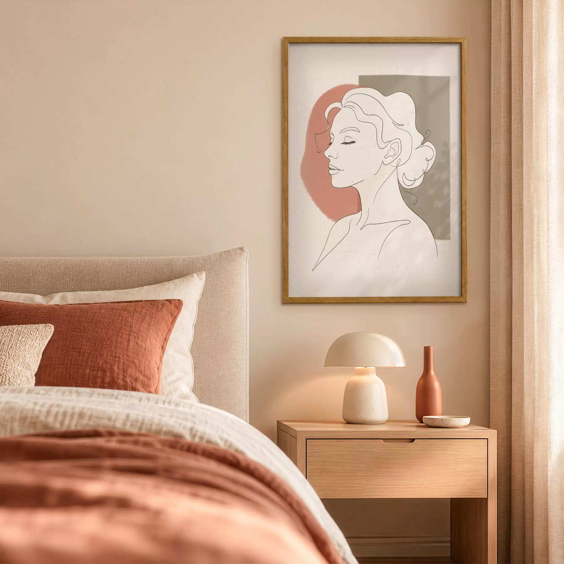 Fotobehang Vrouw en ontmoeting f50889