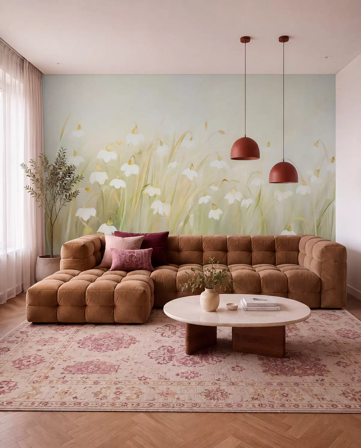 Fotobehang Wilde bloemen w05830