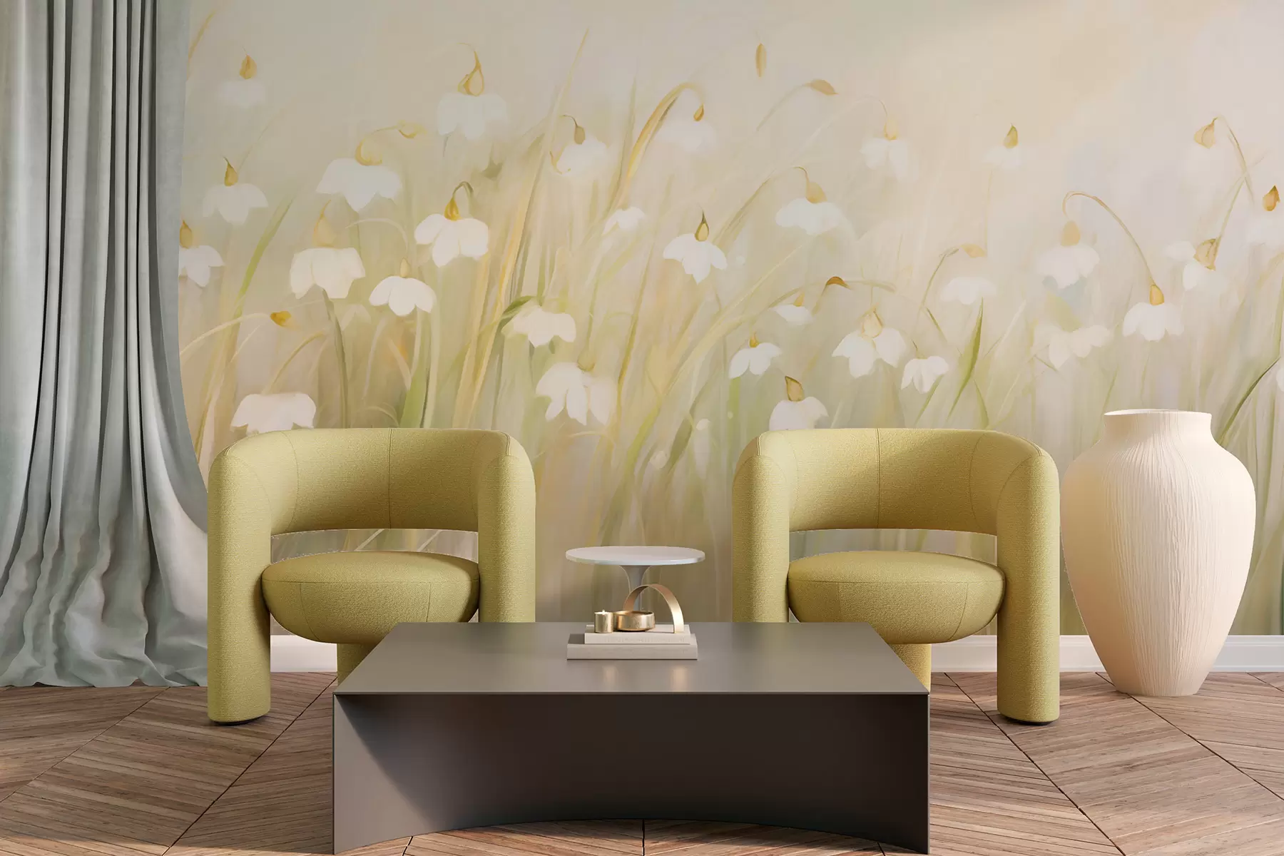 Fotobehang Wilde bloemen w05830