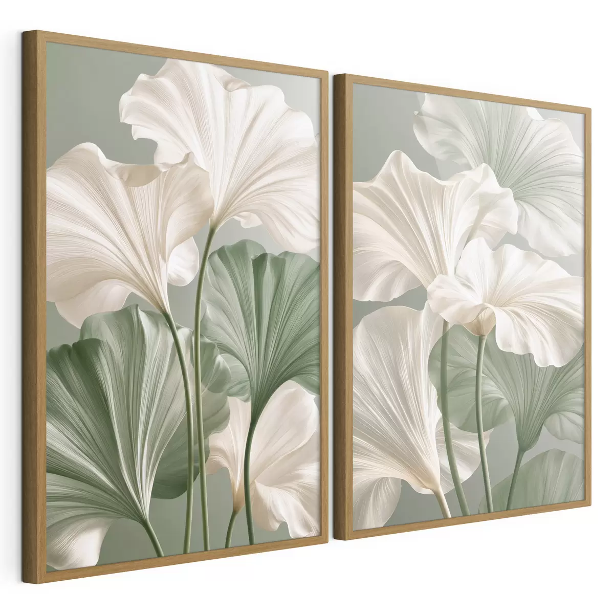 Poster Delicate bladeren d31037