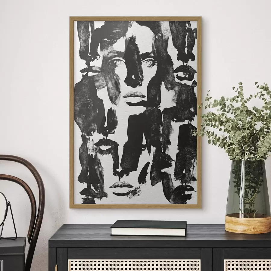 Fotobehang Abstracte portretten f50861