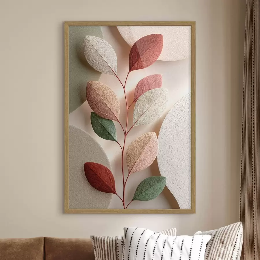 Fotobehang Moderne botanische compositie f50864