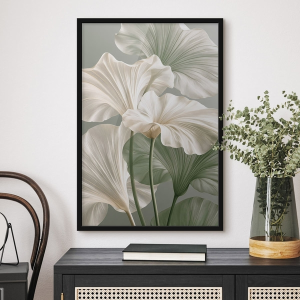 Poster Delicate bladeren, Natuurposters, f50868bk : Uwalls