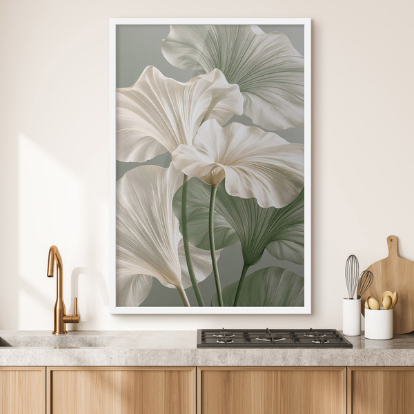 Poster Delicate bladeren, Natuurposters, f50868wh : Uwalls