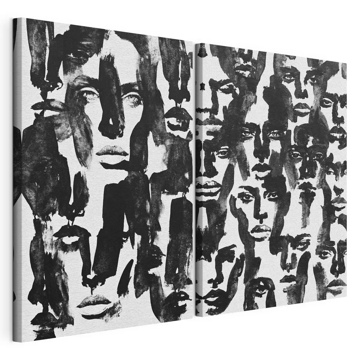  Schilderijen Abstracte gezichten m31035