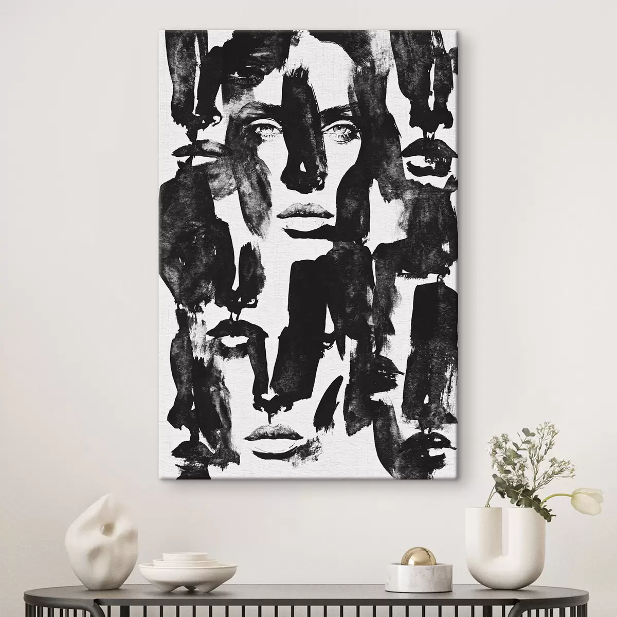  Schilderijen Abstracte portretten s50861