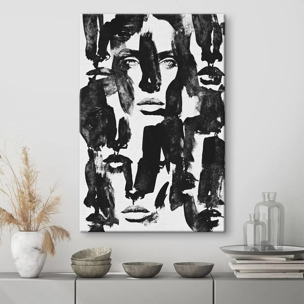  Schilderijen Abstracte portretten s50861