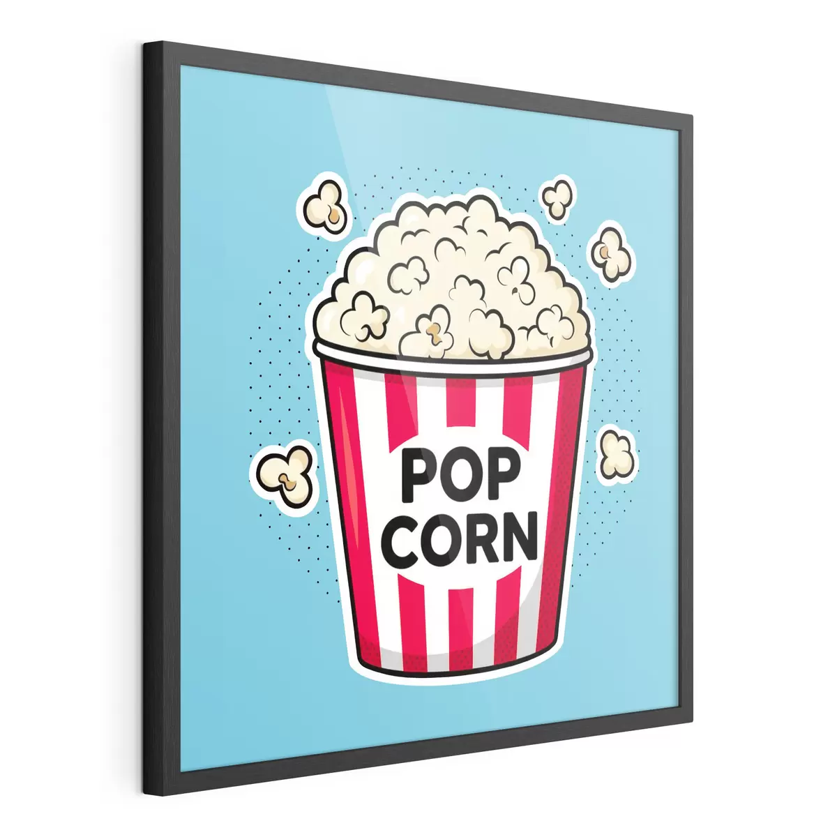 Poster Tussendoortje met heerlijke popcorn f50791