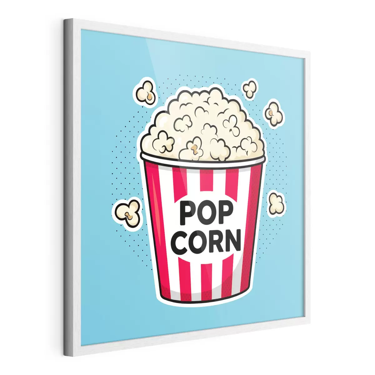 Poster Tussendoortje met heerlijke popcorn f50791