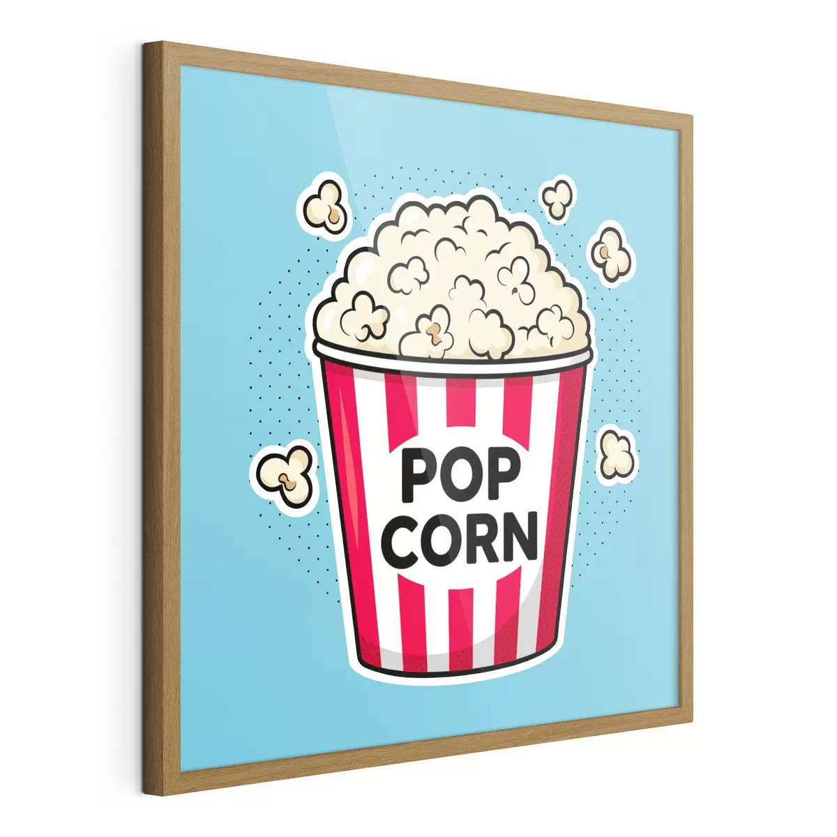 Poster Tussendoortje met heerlijke popcorn f50791