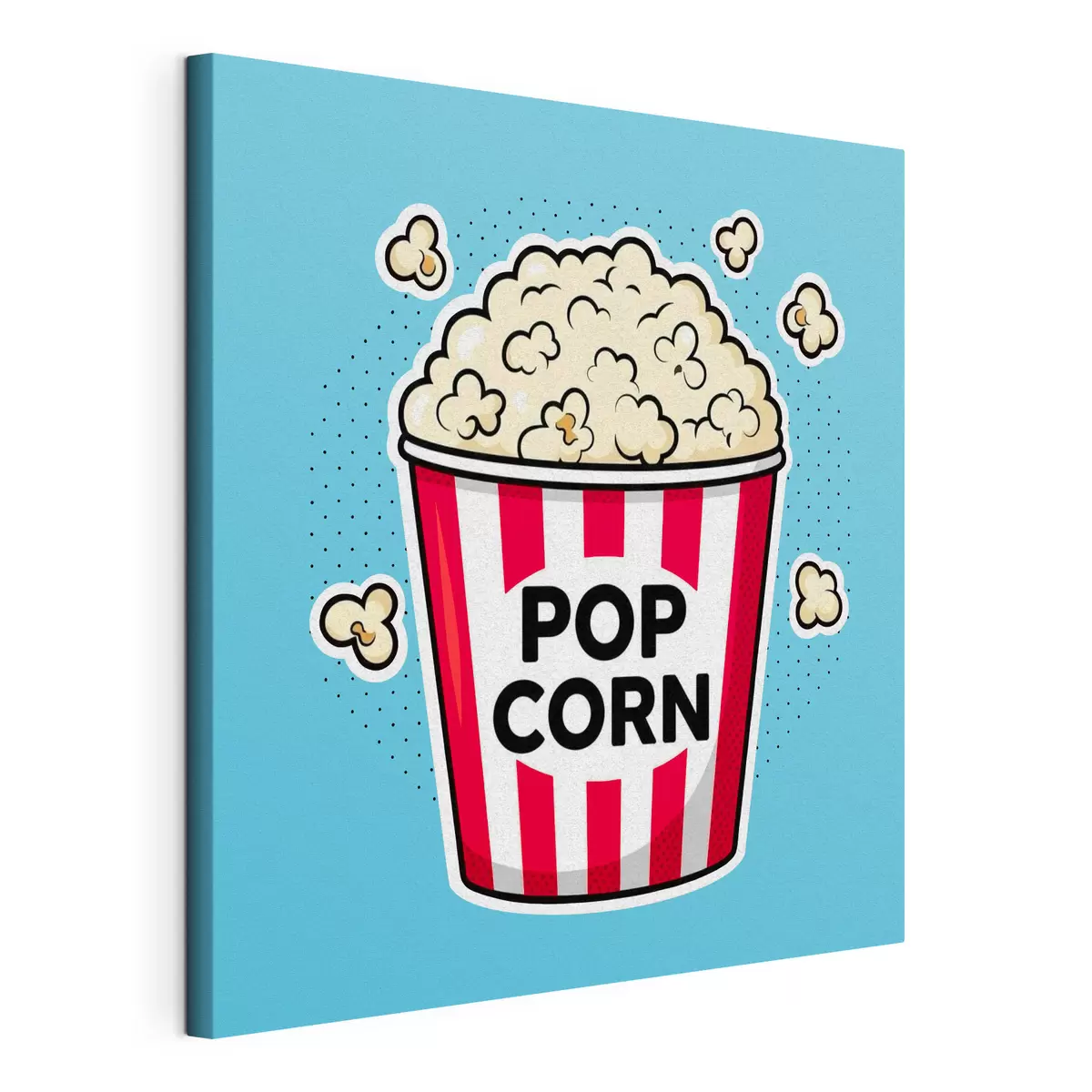 Schilderijen Tussendoortje met heerlijke popcorn s50791