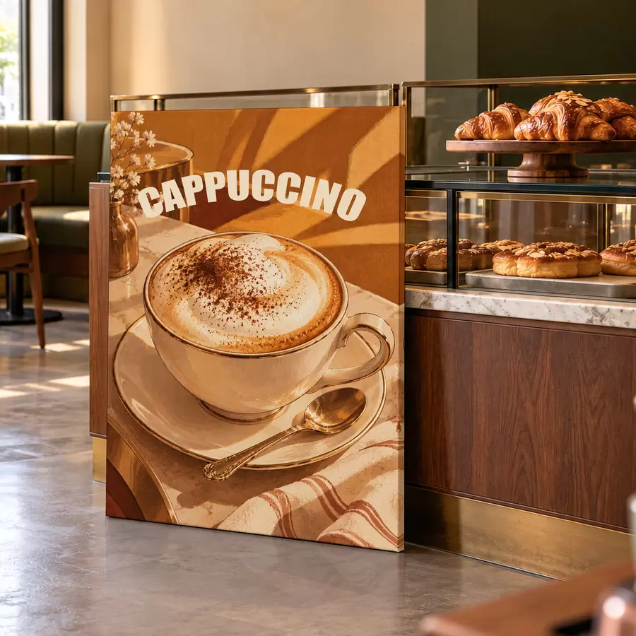  Schilderijen Een heerlijke cappuccino om je dag op te vrolijken s50874