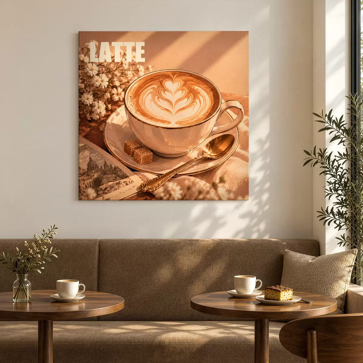  Schilderijen Een heerlijk kopje koffie om de ochtend mee te beginnen s50873