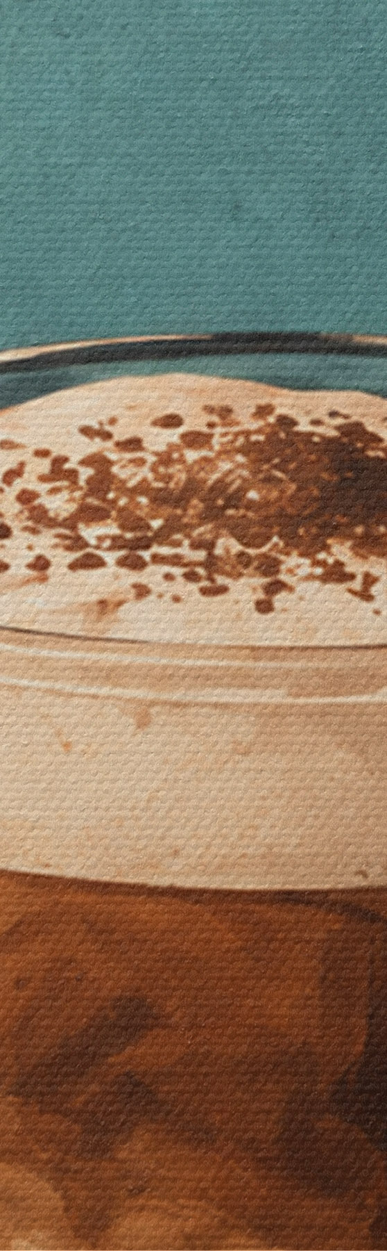  Schilderijen Een heerlijke macchiato op een zonnige dag s50875