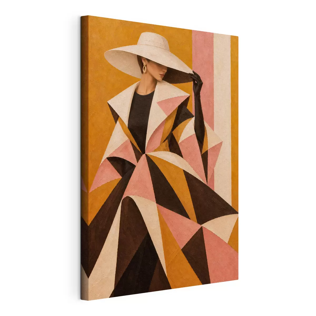  Schilderijen Chique elegantie met een geometrisch ontwerp s50882
