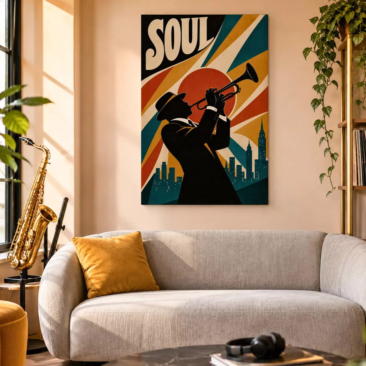  Schilderijen Jazzklanken weerklinken door de stad s50925