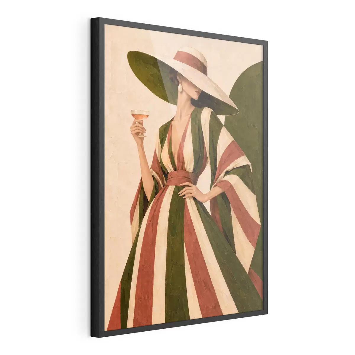 Poster Een elegante stijl met een verfrissend drankje f50880