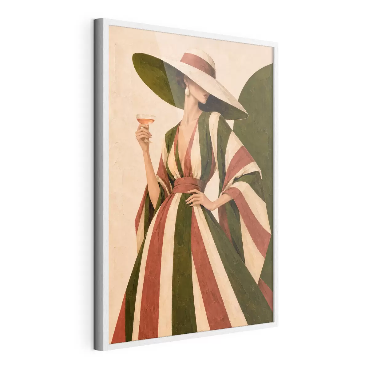 Poster Een elegante stijl met een verfrissend drankje f50880