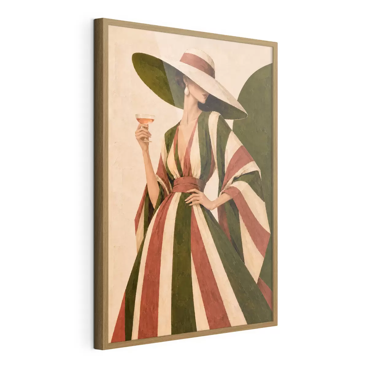 Poster Een elegante stijl met een verfrissend drankje f50880