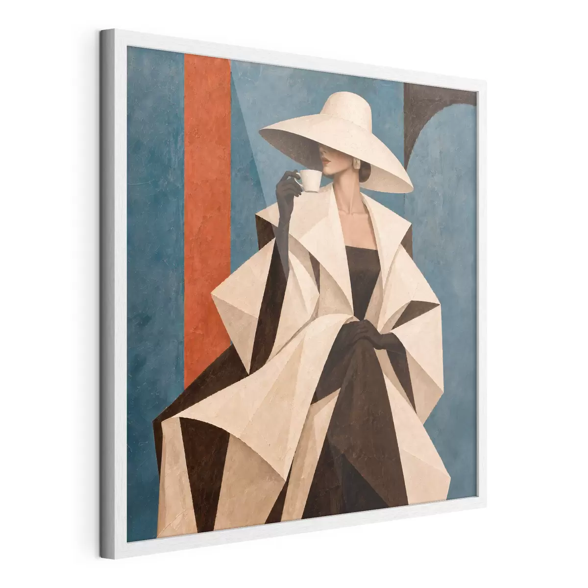 Poster Elegante mode met een moderne twist f50881