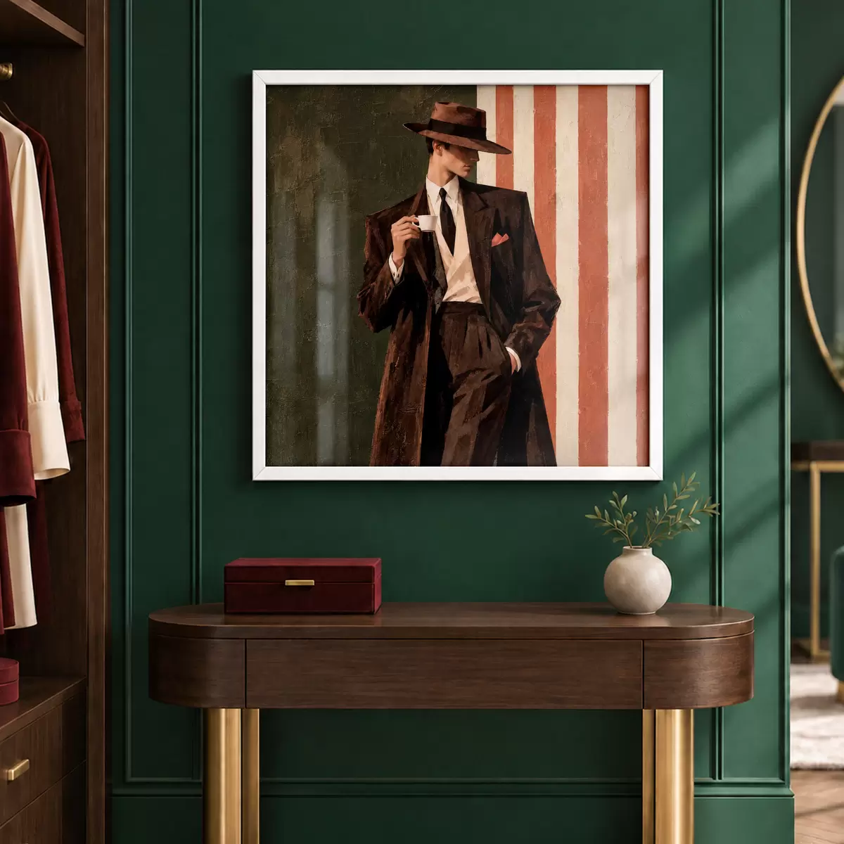 Poster Een tijdloze stijl met een moderne twist f50883