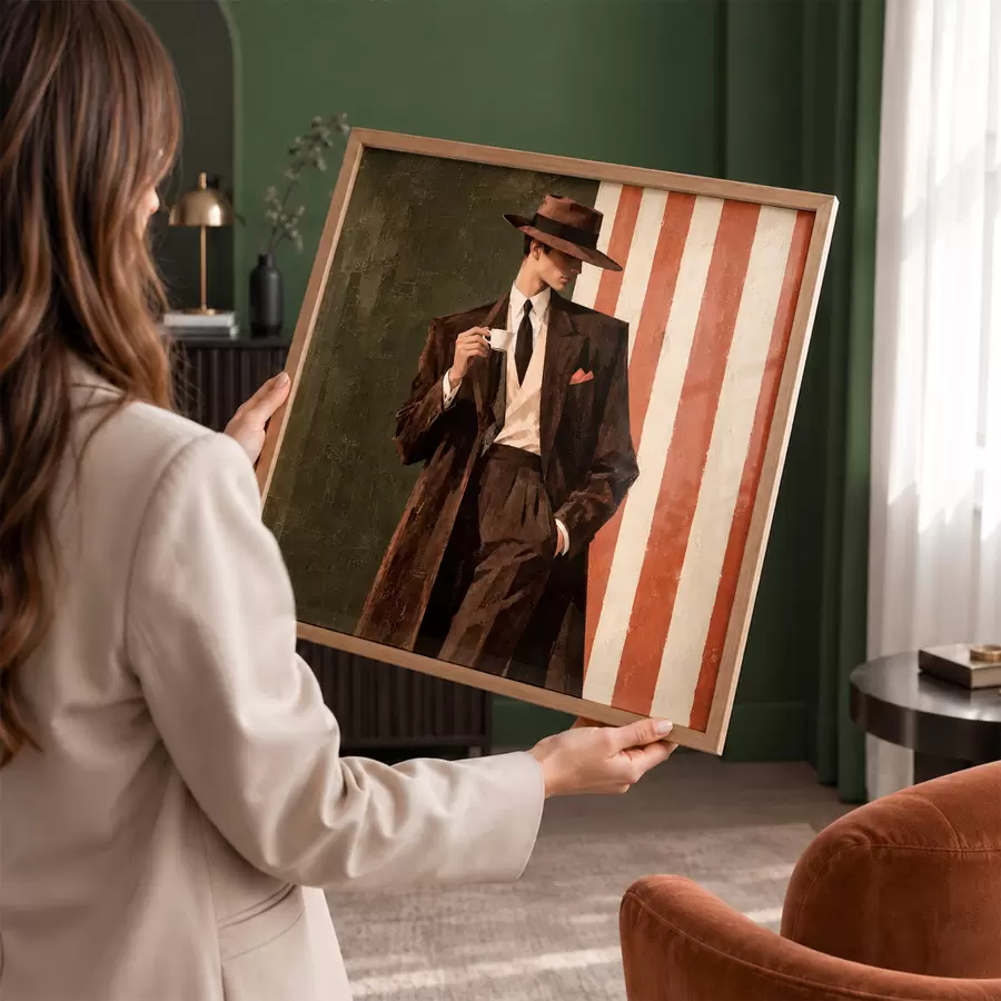 Fotobehang Een tijdloze stijl met een moderne twist f50883