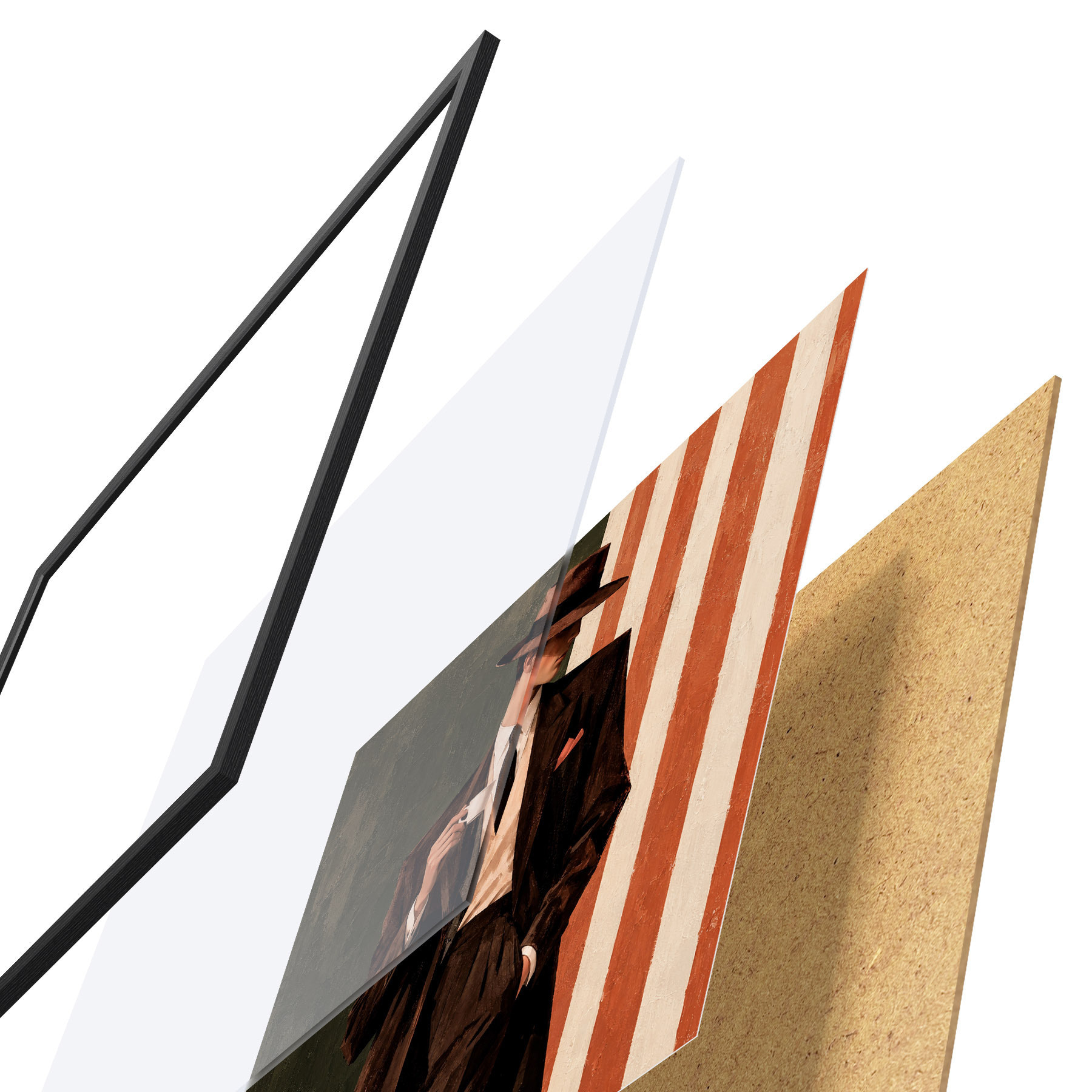 Poster Een tijdloze stijl met een moderne twist f50883