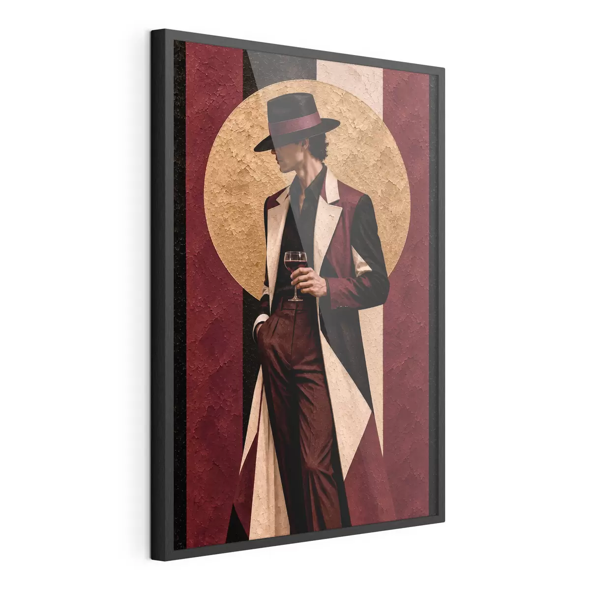 Poster Chique elegantie met een vleugje vintage f50886