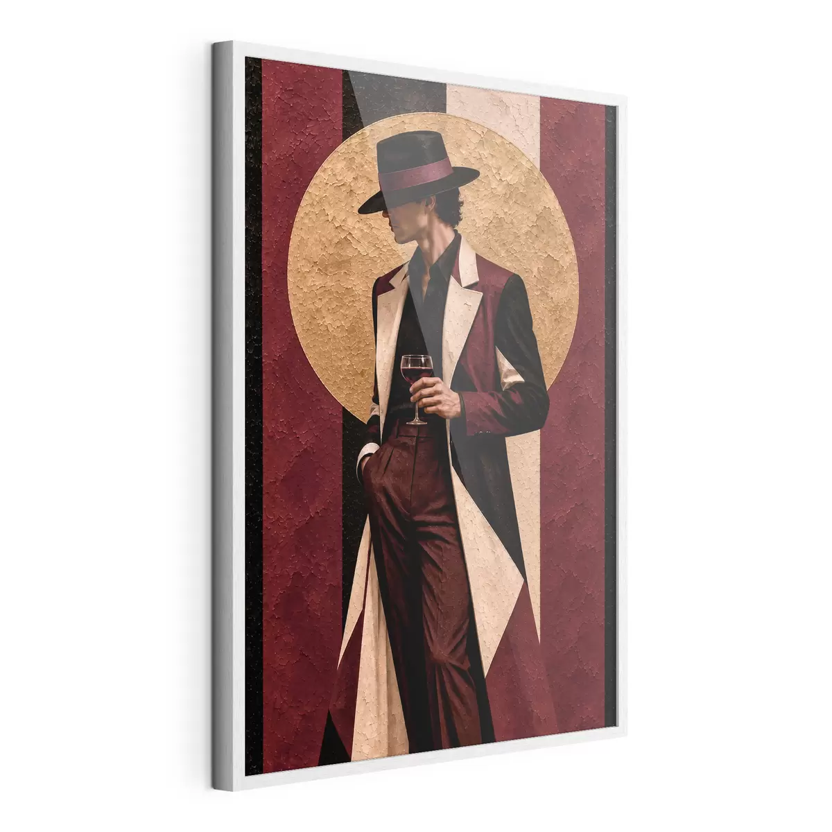 Poster Chique elegantie met een vleugje vintage f50886