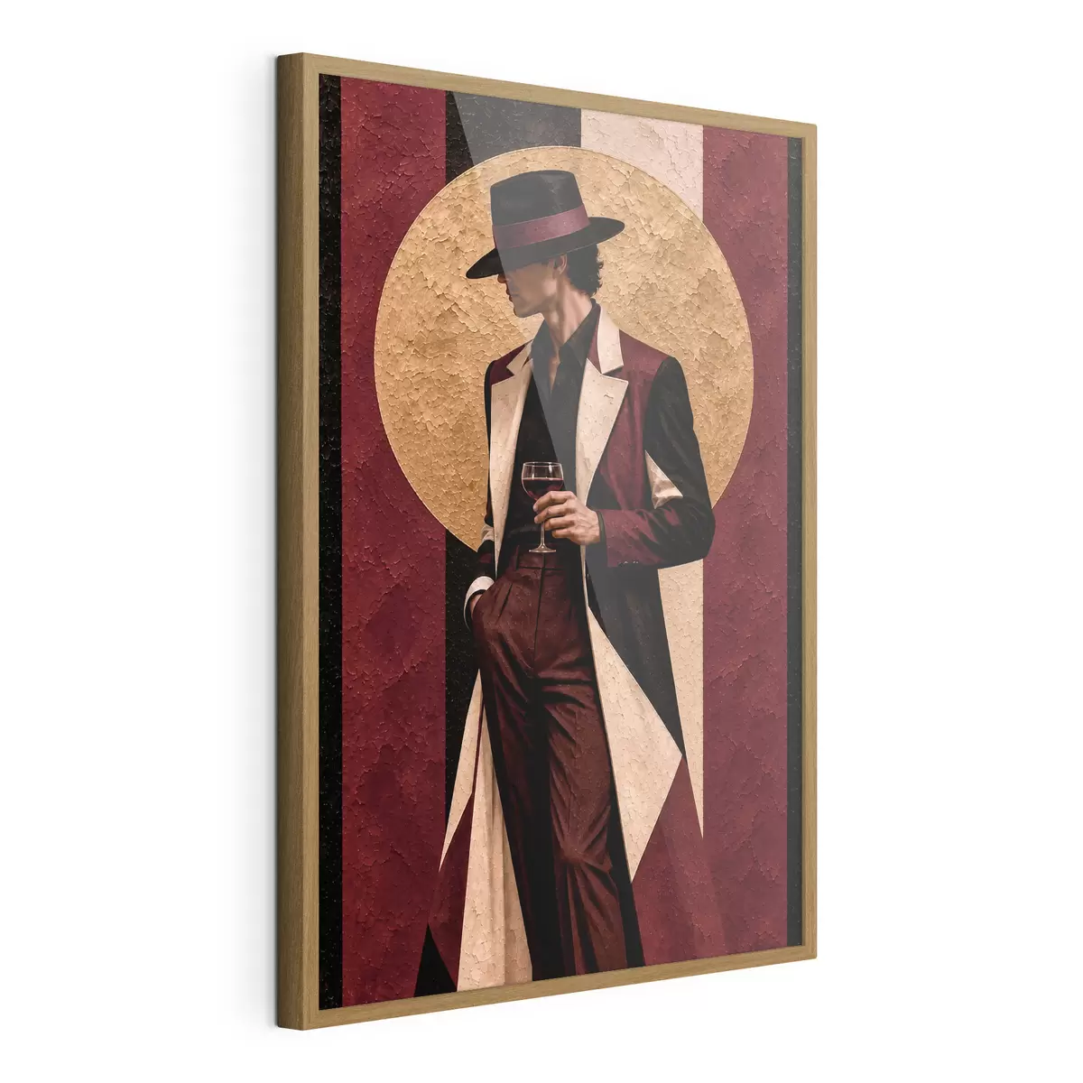 Poster Chique elegantie met een vleugje vintage f50886