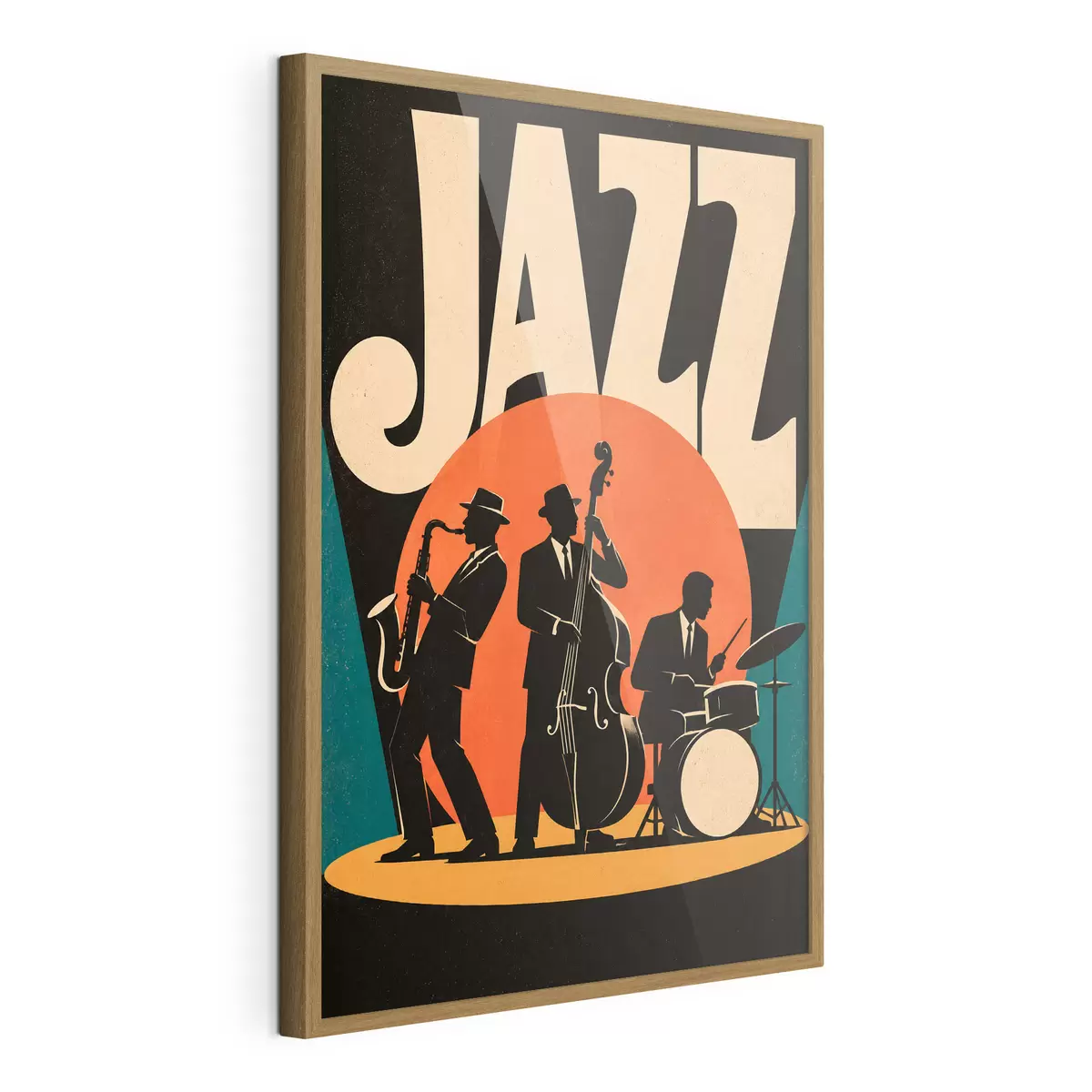 Poster Live jazz: ritme en soul gaan hand in hand f50921