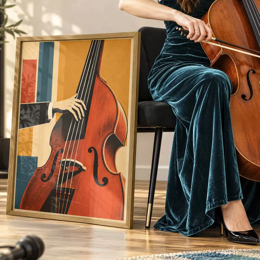 Fotobehang Meesterlijke handen, een tijdloze melodie f50926