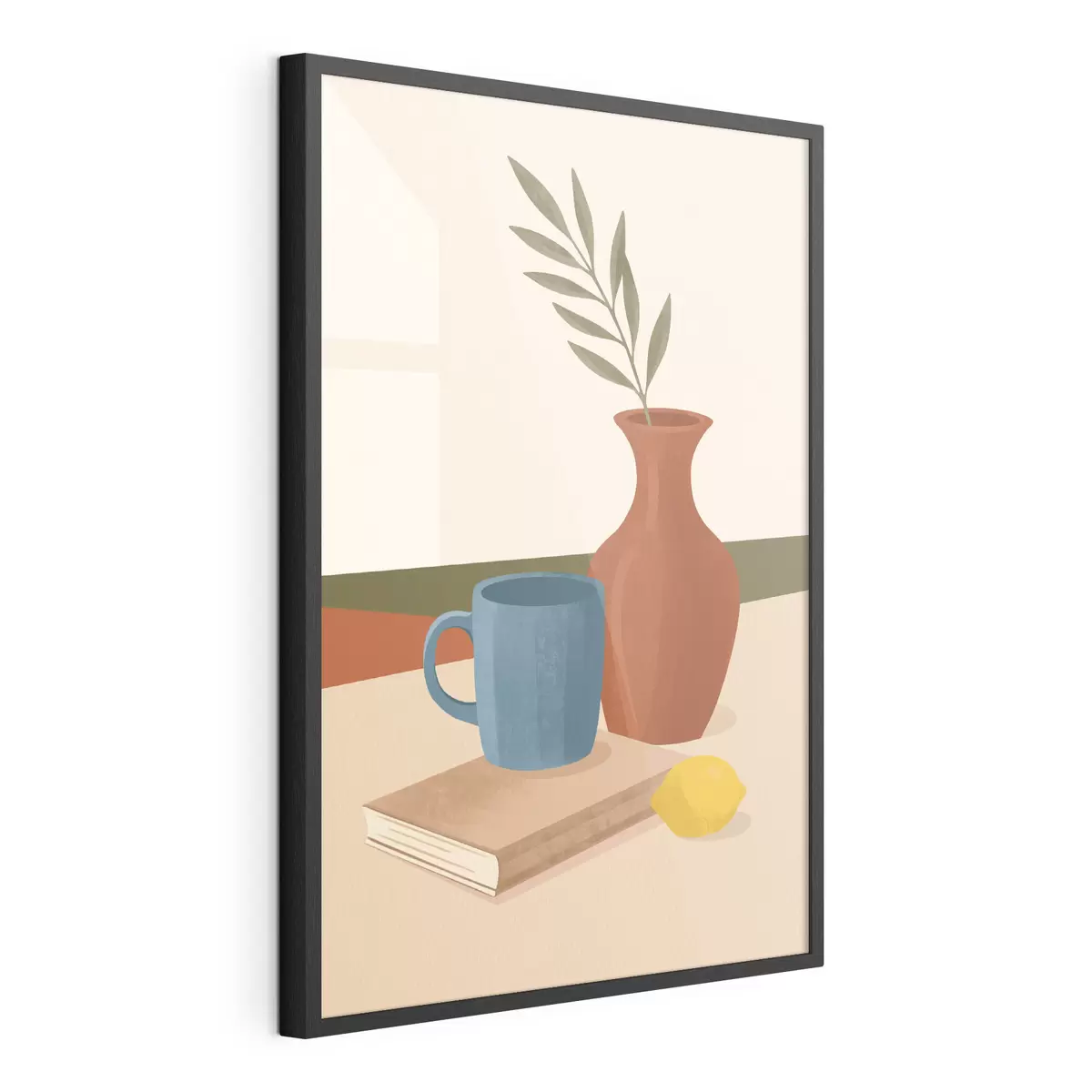 Poster Gezellig stilleven met warme tinten f50735