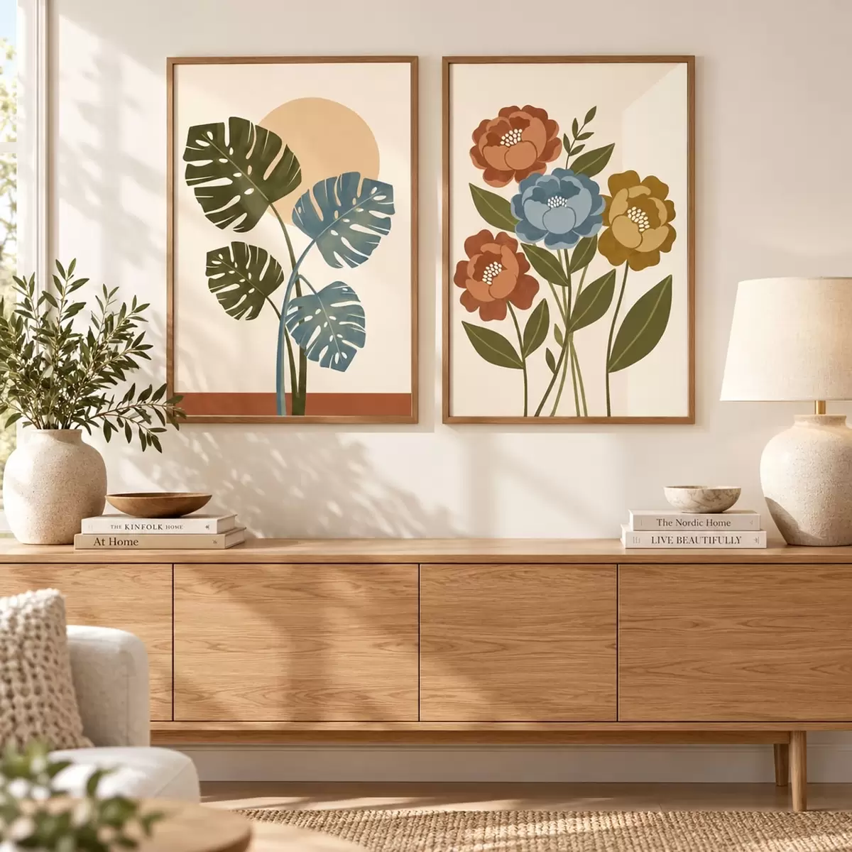 Poster Tropisch duo d31078